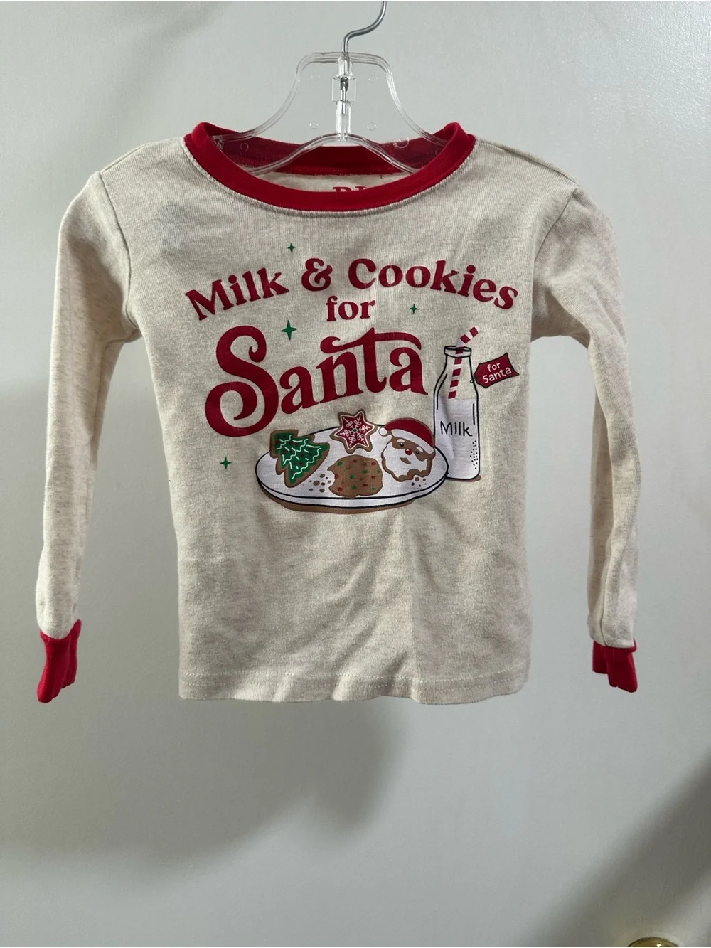 Baby And Toddler Milk And Cookies Snug Fit Cotton Pajamas - Tan